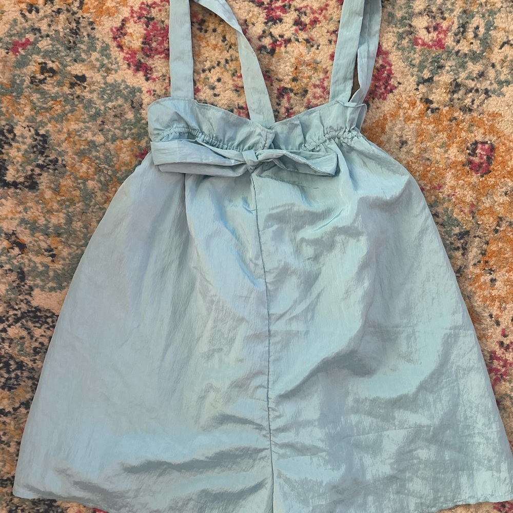 🩵 Free People Romper Pajamas. Light Blue. NWT. 🩵 - Picture 7 of 14